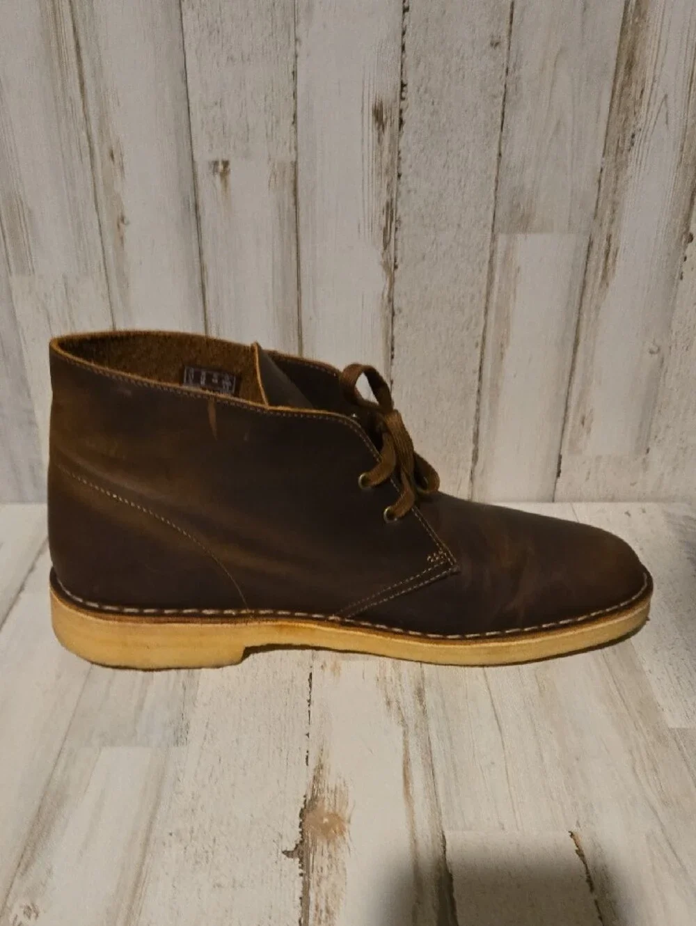 Clarks Men’s Brown Leather Chukka Boots